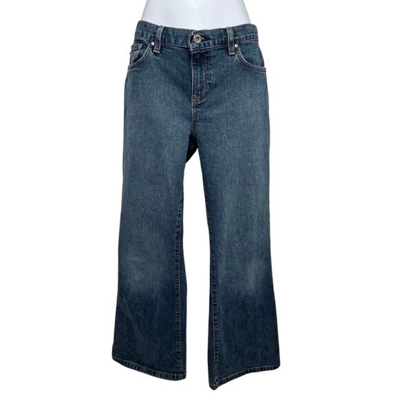 Vntg Y2K Tommy Hilfiger Low Rise Flare Jeans 6 - Picture 1 of 8